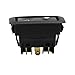 X AUTOHAUX 4pcs DC 12V Universal 6 Pins Momentary Electric Illuminated Power Window Switch for Car Random Light Lamp Color