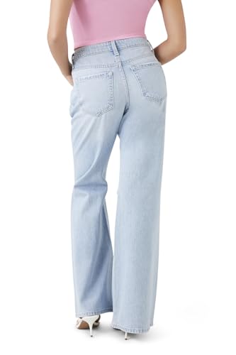 Forever 21 Women's Distressed Flare Jeans3