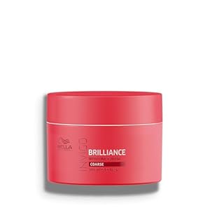 Wella Professionals Invigo Brilliance Hair Mask for Coarse Colored Hair| Conditioning Treatment| Color Vibrancy Mask