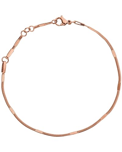 Bracelet gourmette Purelei Kanani en acier inoxydable dore