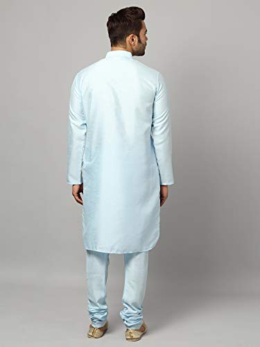 Image of Silk Blend Men's Kurta Pyjama Set /Kurta Pajama for Men