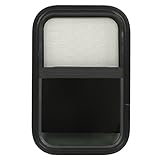 RV Fenster Ersatz, 590x390mm Vertikal Horizontal Schiebefenster Getöntes Vorspannglas Wohnwagen Fenster Wohnmobil Fenster Abgerundete Schiebefenster für Technische Fahrzeuge