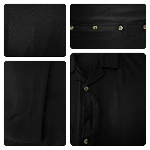 Image of Leriya Fashion Shirt for Man Polycotton Regular Fit | Mens Casual Shirts | Shirt for Man| Shirts for Mens Stylish |Half Sleeve Button Down Textured Summer Wear (Available in Plus Sizes)