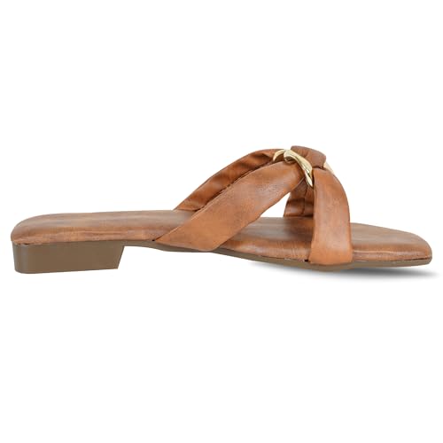Image of DFR Women Casual Cushioned Flat Slippers Woman