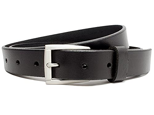 Child's Smoky Mountain Belt - Youth Genuine Full Grain Black Leather Belt with Certified Nickel Free Buckle | Made in the USA2