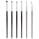 4 STÜCK AUGEN MAKE UP PINSEL, MINI-VERWISCHPINSEL FÜR EYELINER, KLEINE LIDSCHATTENPINSEL FÜR AUGEN-MAKE-UP, PUDER, GEL, CREMEFLÜSSIG-CONCEALER, HIGHLIGHTER, EYELINER-VERBLENDUNG, DETAILPINSEL