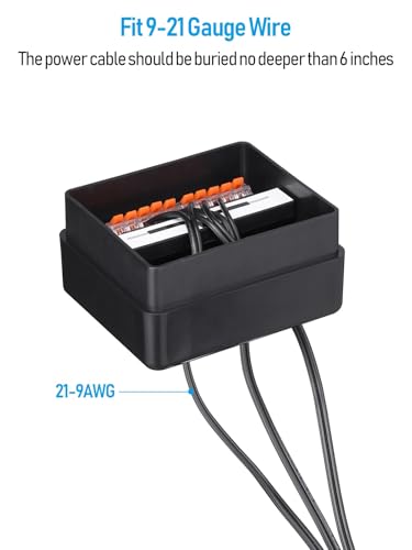 Image of LEONLITE 2-Pack 10-Way Junction Hub for Low Voltage Landscape Light Outdoor