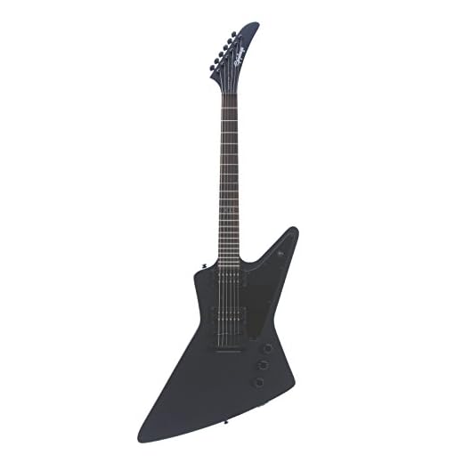 4. Guitarra Explorer Gothic Satin Black - Epiphone