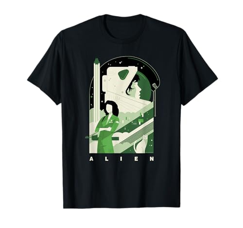 Alien 45th Anniversary Ellen Ripley Stylized Tribute Art T-Shirt