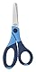Wedo 771503 Gripy Bastelschere Gripy 13 cm, abgerundete Spitzen, Edelstahl rostfrei Ergonomische Gummi Griffe, Blau
