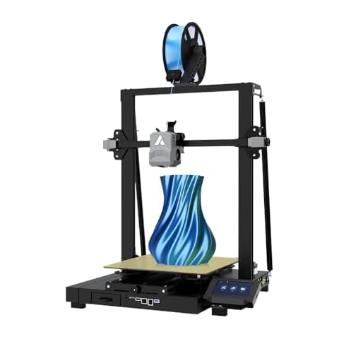 Fast Speed 3D Printer R2 PEI Spring Steel Sheet Auto Leveling Tool Storage Box Dual-Gear Direct Extruder, Dual Lead Screw Drive 11.8x11.8x13.8 inch Large Printing Size Cover