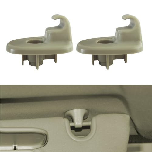 Rebvugr 2PCS Car Visor Clip, Car Sun Visor Clips Retainer, Upgraded Visor Holder Hook Car...