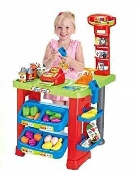 サイズにご注意お子様も大興奮特大びっくりサイズ アイテム充実 ままごと スーパーマーケットセット レジスターセット