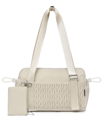 Small Gym Bag for Women Quilted Mini Tote with Wet Compartment and Coin Purse, Cute Duffle Bag for Girls Workout Sport Travel