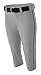 A4 Womens Softball Pant with Piping, Medium, Gray/Black