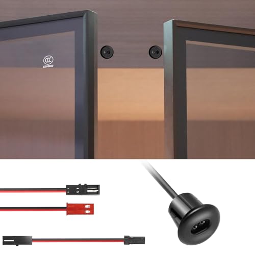 VST Motion Sensor Light Switch, IR Sensor Switch Door Activate Light Switch for Closet Light LED Lights and Under Cabinet Lighting (DC 12/24V 3A)