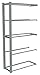 Tennsco - ZAH7-4815A-5 - Add-On, Boltless Shelving, Decking Material None, No. of Shelves 5, Overall Width 49 in