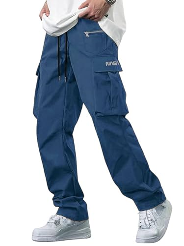 Image of DEEMOON Men's Cargo Pants Outdoor Hiking Multi-Pocket Utility Long Trousers | Men's Cargo