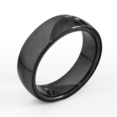 Generic Smart NFC Ring for Tesla Model 3 and Y Replace Unlock Door Keycard,13# 72mm US Size, black