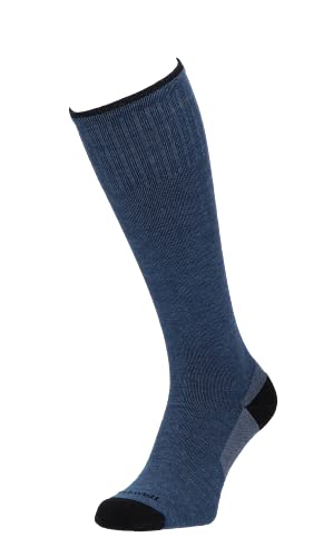 Sockwell Men's Elevation Firm Graduated Compression Sock, Denim - L/XL