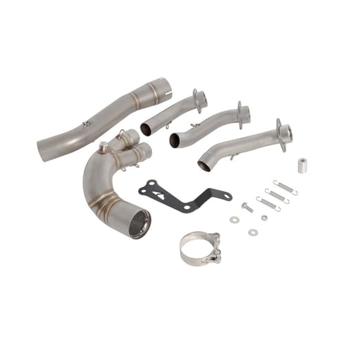 Tubo Silenciador Escape Silenciador Modificado De Escape para Motocicleta, Tubo De Enlace Central Delantero De 51 Mm para MT-09 FZ09 MT 09 XSR900 GT 2024 2025