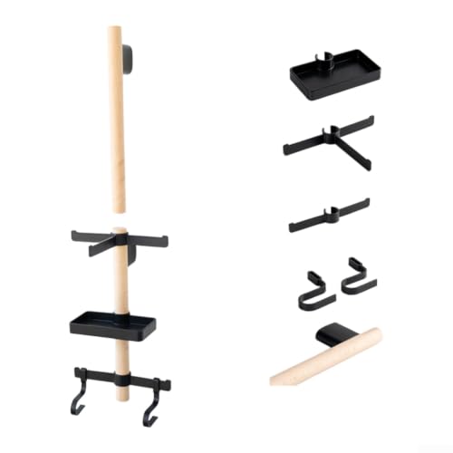 Soporte vertical de bicicletas para ahorrar espacio en pared con estantería deslizante ABS 2