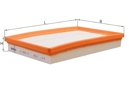 MAHLE ORIGINAL LX 4031/2 Filtro de aire Cartucho filtrante