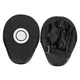 Toddmomy 2 Stück Boxpratzen Gebogen Focus Mitts Kunstleder 5-finger Handschlaufe Für Muay Thai Karate Taekwondo Trainingsausrüstung