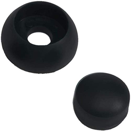 Loggyland 10er Set Abdeckkappen 8-10mm - schwarz, Schutz vor Verletzungen für Schrauben, Muttern und Bolzen