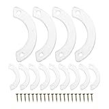 Adaptées à de nombreux environnements : ces butées en plastique pour meubles sont conçues pour la cuisine, la salle de bain, le salon et le bureau, et répondent aux besoins en matière de butées de tiroirs. butées de tiroirs en pvc transparent, butées d'extrémité pour glissières de tiroir