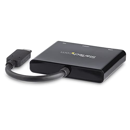 Adaptateur multifonction USB-C vers HDMI 4K StarTech.com avec Power Delivery et USB-A CDP2HDUACP