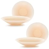 Bontierie 2025 Nipple Covers 2 Pairs-Nipple Protection Silicone Seamless Adhesive Nipple Pasties for Women Reusable Breast Petals Nude