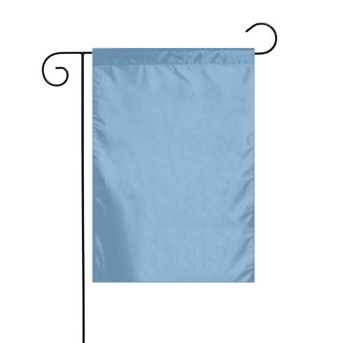 Bandera de jardín con imagen azul celeste, decoración de patio, 30 x 45 cm, para terraza, jardín y balcón