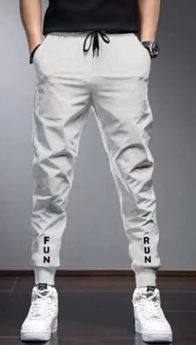 Image of Men's Track Pant | Sweatpants for Men | Trouser,Lower, Pajama (Sports | Gym | Yoga) - Regular Fit with Two Side Zipper Pockets L19 FR