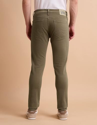 Image of U.S. Polo ASSN. Denim Jeans for Men - Slim Tapered Fit, Mens Jeans for Office & Regular Wear