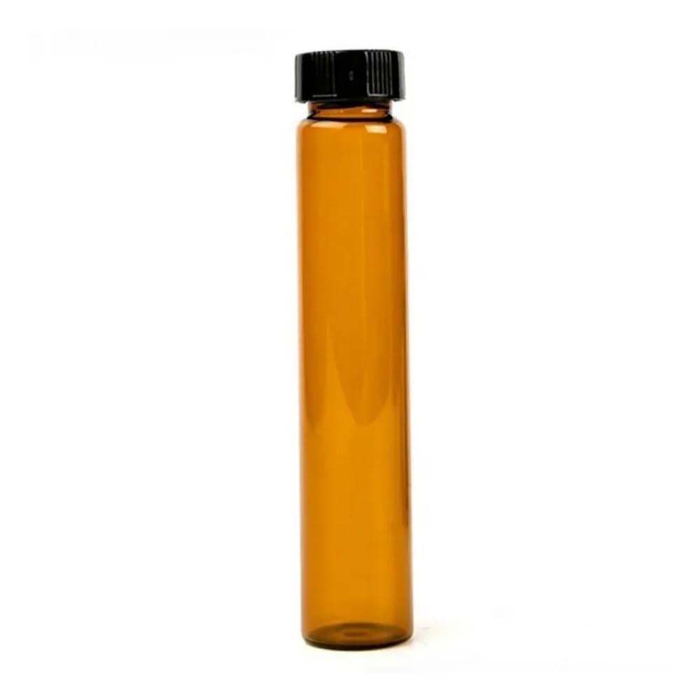 Equipos y suministros de laboratorio Viales de reactivo vidrio marrón 3 ml a 50 con tapa plástico y tapón rosca