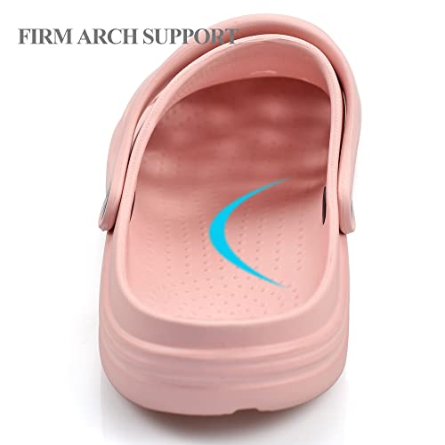 Image of PIMIO Garden Clogs for Women and Men,Slip On Work Shoes with Arch Support,Womens Mens Quick-Dry Water Shoes Casual Sandals,Comfortable Slippers