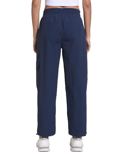 Image of Women's Joggers with Pockets, Hiking Cargo Water Resistant Lightweight Pants for Women Workout Athletic Travel Camping