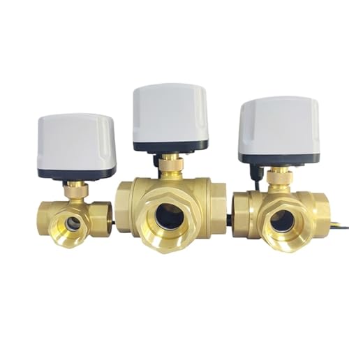 Vanne électrique 3 voies 3/4 laiton 12V étanche haute précision - 4