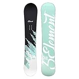 5th Element Mist Snowboard for Women with EZ Rocker Design-All Mountain, Freestyle Performance for Beginners and Intermediate Snowboarders (142cm)