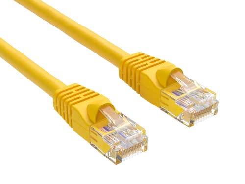 Cable Ethernet Cat 6 UTP 10 ft Amarillo miniatura 1