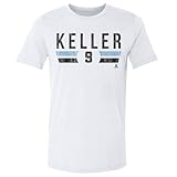 500 LEVEL Clayton Keller Utah Font Shirt (White, Large)