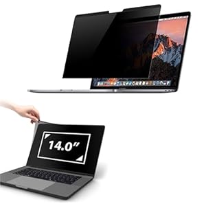 WIKIPARTS 14 Inch Privacy Screen Filter for 16:9 Laptops/Monitors, Anti-Scratch & Anti-Glare For Lenovo ThinkPad L14 L14 20U30018US Anti-Spy Protector, Privacy Widescreen Display (14", 16:9)