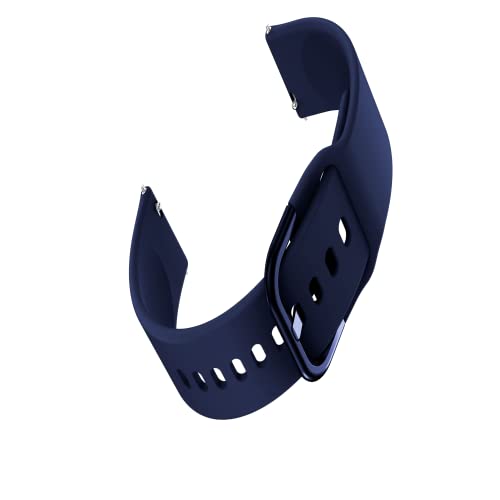 Image of YODI New Edition Soft Silicone Classic Strap Band For Redmi Watch 5 Lite Only [ Not for Any Other Models] (COLOR BUCKLE-BLUE)