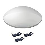 GG Grand General 10561 Stainless Steel Trailer Hub Cap with 3 Clips