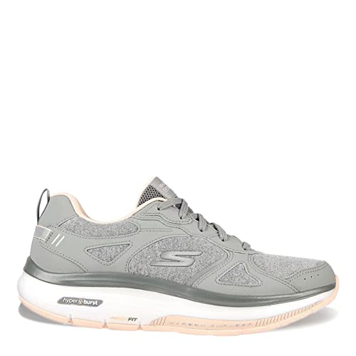Skechers Skechers Women's, GO Walk Workout Walker - Early Sunshine Sneaker Grey Pink