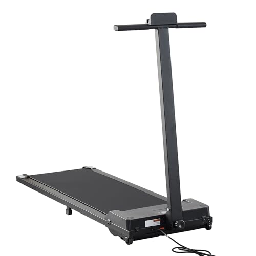 LSBIKE Walking Pad Treadmill 2.5HP Under Desk Treadmill for Home and Office 3 in 1 Foldable Running Treadmills Walking Running Pad 330 Lbs Capacity No Assembly Remote Control & LED Display (Black) - Image 2