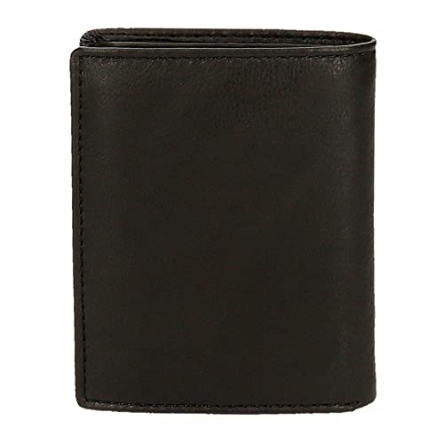 Pepe Jeans Unisex. 7371131 Carteira De Couro Crachá Vertical Preto (Osfa), Casual, Pele - 2