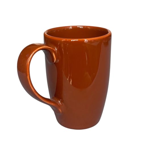 Image of Brown Porcelain 285 ml Coffee /Tea Mug Piece Microwave and Dishwasher Safe, for Hot /Cold Coffee, Milk, Tea, (Brown)
