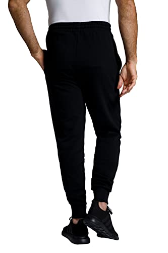 STHUGE Pantaloni da Jogging da Uomo con Polsini